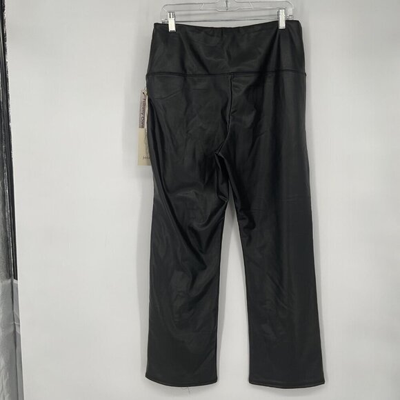 Joie Tummy Control Faux Leather Pants Black XL - Picture 3 of 9